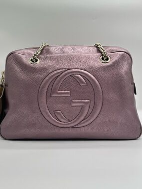 Gucci Soho Camera Bag Purple